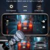GKU 4K Dash Cam Front and Rear WiFi Dashcam with 64GB SD Card, Dual Car Camera Dash Cam with Parking Monitor, Night Vision, WDR, 170° Wide Angle, G-Sensor, Loop Recording, APP Control, Max 256GB - Image 4