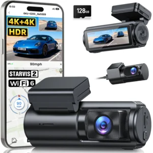 GKU E200 True Dual 4K+4K UHD 2026 TOP Dash Cam